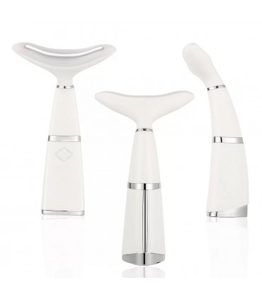 Appareil anti-rides LED 3D 3 couleurs pour le visage et le cou