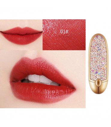 Rouge à lèvres Beotua avec mirroir - Rouge à lèvres mat imperméable durable (3,5g)
