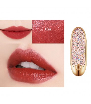 Rouge à lèvres Beotua avec mirroir - Rouge à lèvres mat imperméable durable (3,5g)