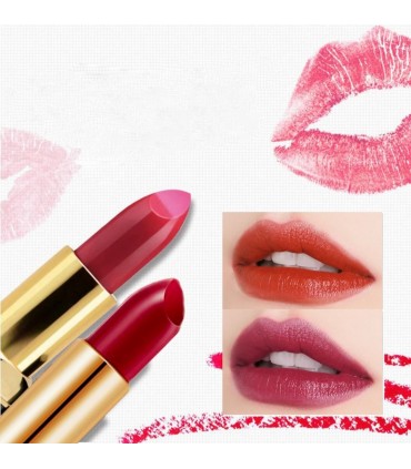 Rouge à lèvres Beotua avec mirroir - Rouge à lèvres mat imperméable durable (3,5g)