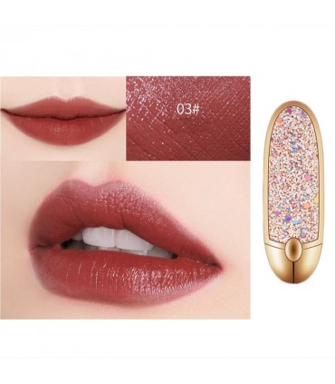 Rouge à lèvres Beotua avec mirroir - Rouge à lèvres mat imperméable durable (3,5g)