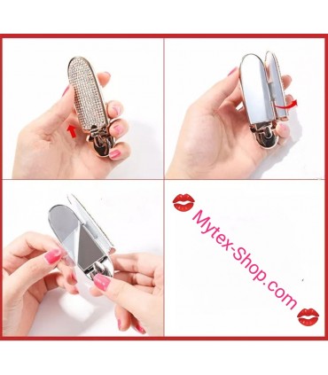 Rouge à lèvres Beotua avec mirroir - Rouge à lèvres mat imperméable durable (3,5g)