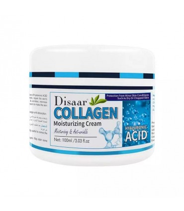 Crème Collagène & Acide Hyaluronique - Crème visage anti-vieillissement blanchissement anti-tache (100g)