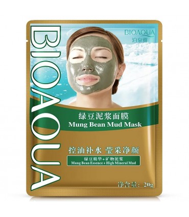 Masque de boue de haricot mungo - Masque hydratant naturel - Masque boué 20g