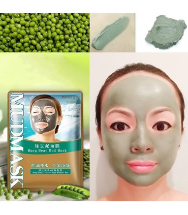 Masque de boue de haricot mungo - Masque hydratant naturel - Masque boué 20g