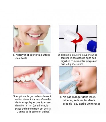 Stylo de blanchiment des dents 2g