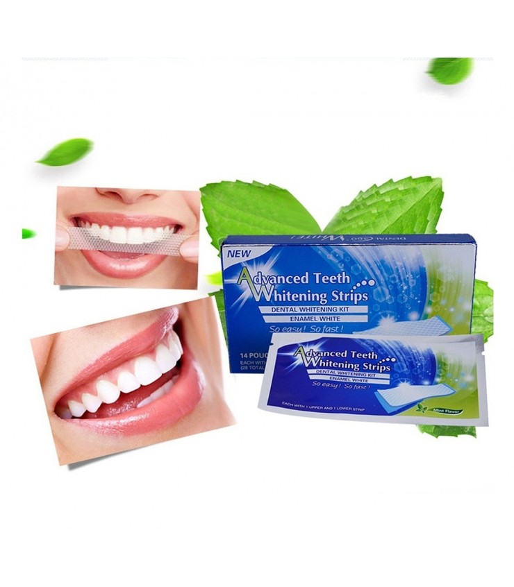 15 Paires De Bandes Blanchissantes Pour Dents - MYTEX-SHOP, Traitement éclaircissant