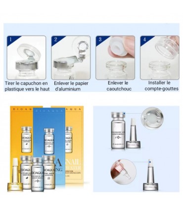 Sérum Bave d'Escargot anti-âge anti-rides rajeunissement - Sérum visage ( 10ml )