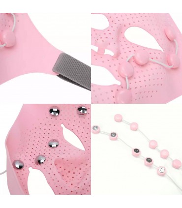 Masque massant vibration 3D en silicone - Masque massage électrique