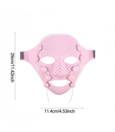 Masque massant vibration 3D en silicone - Masque massage électrique