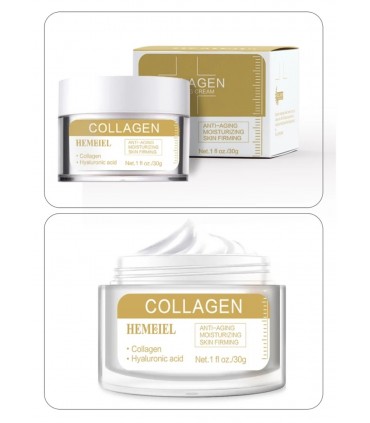 Crème Collagène - Crème visage anti-âge anti-rides anti-vieillissement (30g)