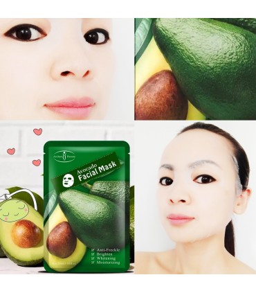 Masque Avocat - Masque hydratant naturel - Masque en tissu 25ml