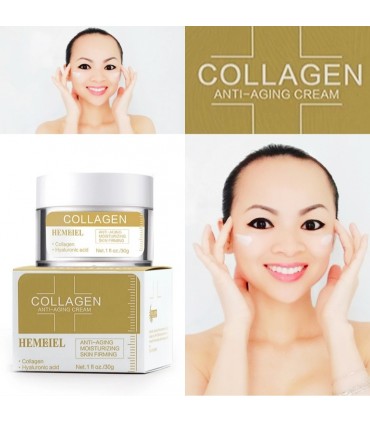 Crème Collagène - Crème visage anti-âge anti-rides anti-vieillissement (30g)