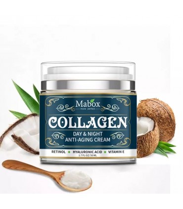 Crème Collagène Marin - Crème visage anti-âge anti-rides rajeunissement (50g)