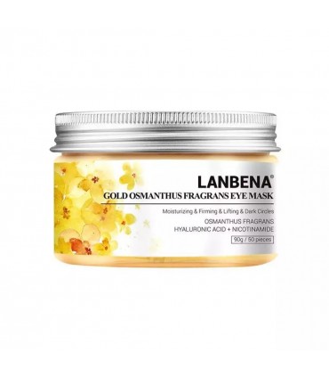 Masque yeux Or Osmanthus Fragrans - Masque patch yeux -Masque hydratant naturel - Masque en tissu ( 50 pièces )