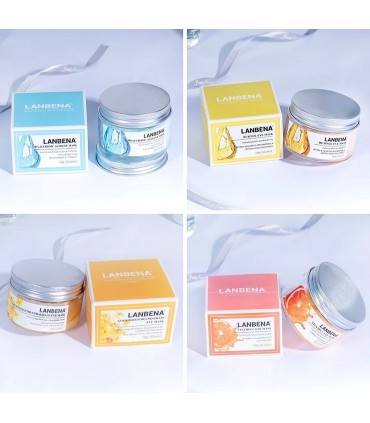 Masque yeux Or Osmanthus Fragrans - Masque patch yeux -Masque hydratant naturel - Masque en tissu ( 50 pièces )