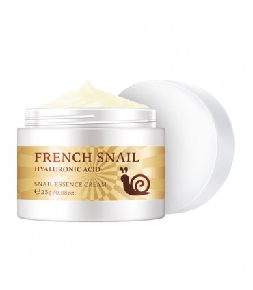 Crème Bave d'Escargot & Acide Hyaluronique - Crème visage anti-âge anti-rides nourrissant (25g)