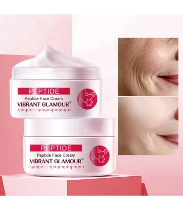 Routine soin visage Peptide Collagène - Ensemble soin visage anti-âge anti-rides anti-vieillissement (4 pièces)