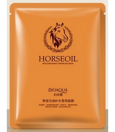 Masque Huile de Cheval - Masque hydratant naturel - Masque en tissu 30g