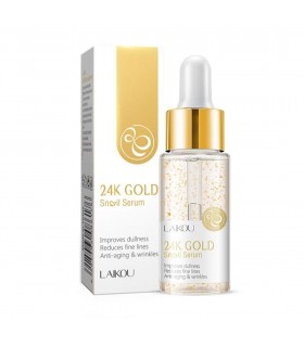 Sérum Bave d'Escargot & Or 24K - Sérum visage anti-âge anti-rides éclaircissements 15ml