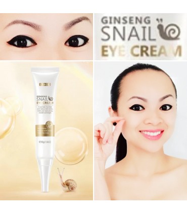 Crème contour yeux bave d'escargot et Ginseng - Crème pour les yeux Escargot Ginseng ( 30g )