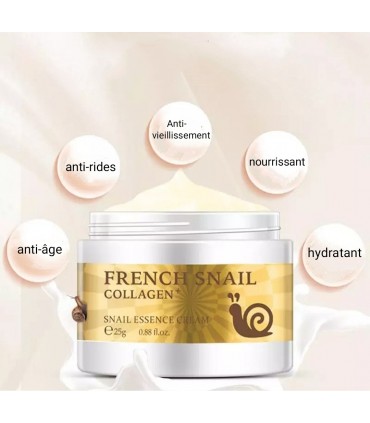 Routine soin visage Bave d'Escargot - Ensemble soin visage anti-âge anti-ride rajeunissement ( 4 pièces )