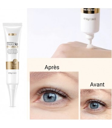 Routine soin visage Bave d'Escargot - Ensemble soin visage anti-âge anti-ride rajeunissement ( 4 pièces )