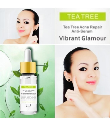 Serum Thé Vert - Sérum visage contrôle de l'huile anti-acné nourrissant 15ml