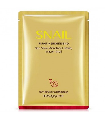 Masque bave d'Escargot - Masque hydratant naturel - Masque en tissu 30g