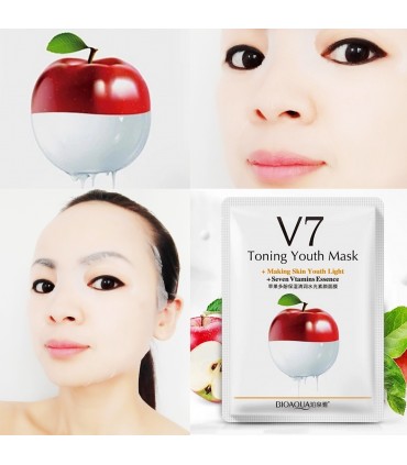 Masque Pomme - Masque hydratant naturel - Masque en tissu 30g