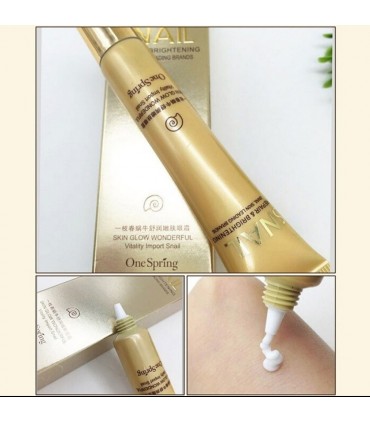 Routine soins visage Bave Escargot  - Ensemble soin visage éclaircissant raffermissant hydratant (2 pièces)