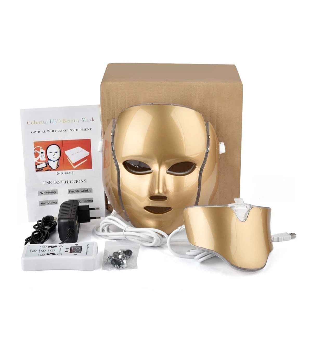 Masque Led pour adultes, masque lumineux transformant le visage avec  détection gestuelle, masque lumineux numérique avec affichage de motifs 50  pour
