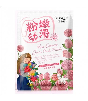 Masque Rose - Masque hydratant naturel - Masque en tissu 30g