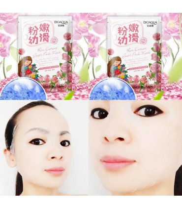 Masque Rose - Masque hydratant naturel - Masque en tissu 30g