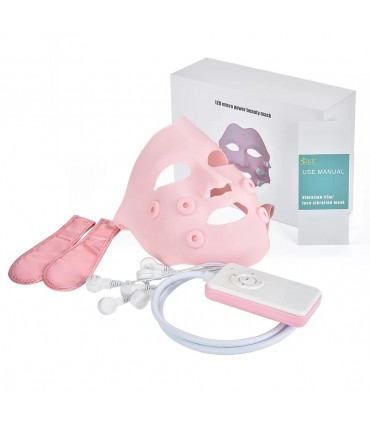 Masque massant vibration 3D en silicone - Masque massage électrique