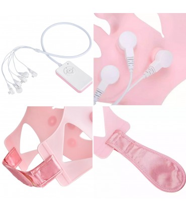 Masque massant vibration 3D en silicone - Masque massage électrique