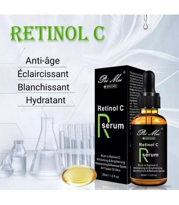 Sérum Rétinol C - Sérum visage éclaircissant anti-tâche hydratant