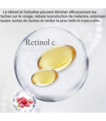 Sérum Rétinol C - Sérum visage éclaircissant anti-tâche hydratant