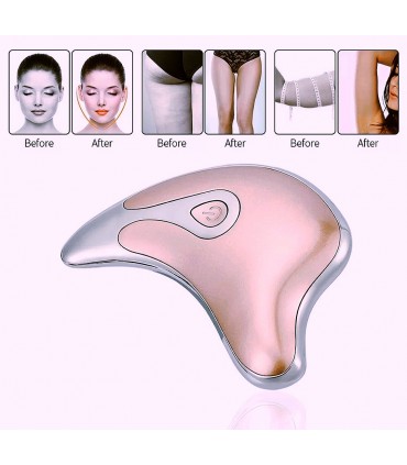 Appareil anti-rides LED 3D en 2 couleurs de lumières massages pour le visage et le cou