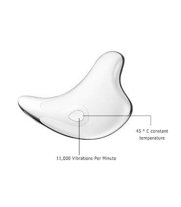 Appareil anti-rides LED 3D en 2 couleurs de lumières massages pour le visage et le cou