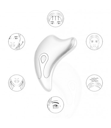 Appareil anti-rides LED 3D en 2 couleurs de lumières massages pour le visage et le cou