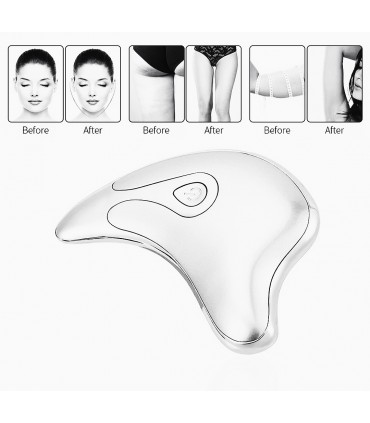 Appareil anti-rides LED 3D en 2 couleurs de lumières massages pour le visage et le cou