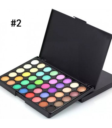 Palette d'ombres à paupières de 40 couleurs