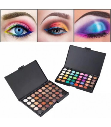 Palette d'ombres à paupières de 40 couleurs