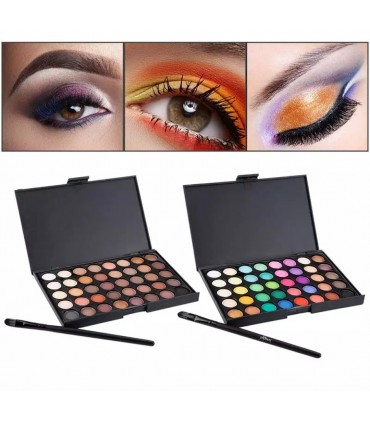Palette d'ombres à paupières de 40 couleurs