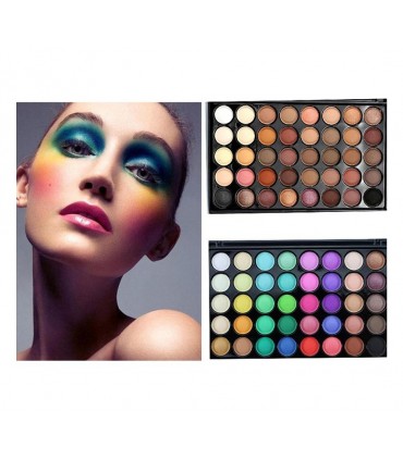 Palette d'ombres à paupières de 40 couleurs