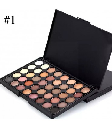 Palette d'ombres à paupières de 40 couleurs