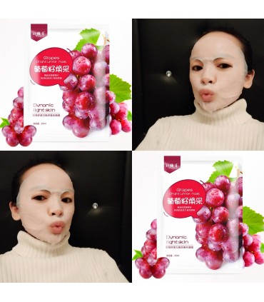 Masque Raisin - Masque hydratant naturel - Masque en tissu 25ml