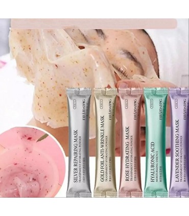 Ensemble lot de 7 masque en poudre différents - Masque visage à la poudre - Masque de la poudre 7pcs x 15g