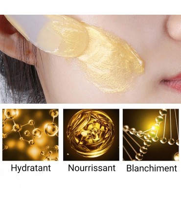 Masque Or 24K au Collagène - Masque visage Collagène Or 24K - Masque Or Collagène 60g